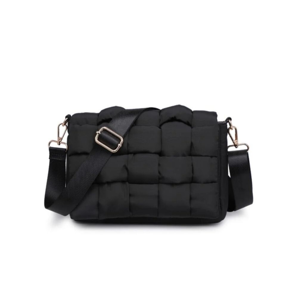 Urban Fit by Urban Expressions Rhodes Crossbody woven nylon purse bag - Picture 4 of 12